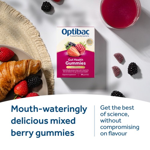 Optibac Probiotics Gut Health Gummies -  30 Gummies thumbnail 4