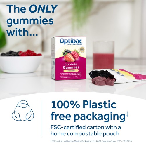 Optibac Probiotics Gut Health Gummies -  30 Gummies thumbnail 8