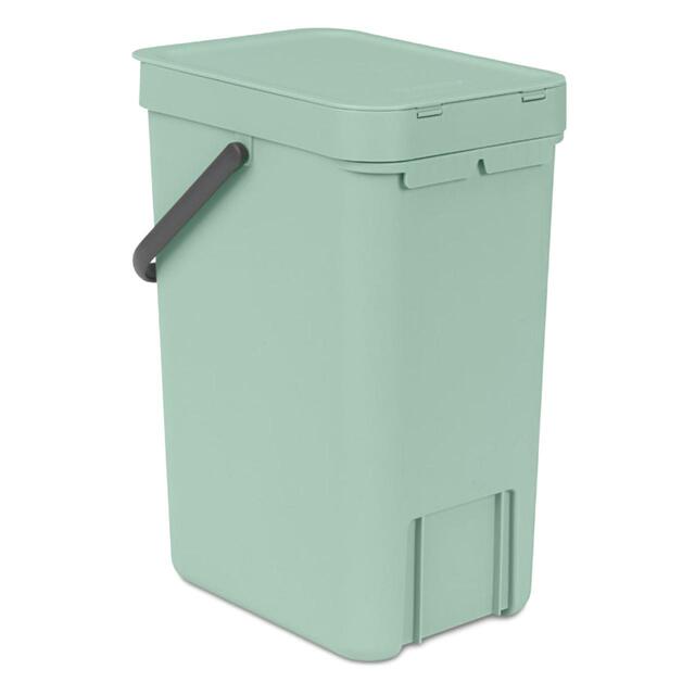 Brabantia Sort & Go Waste Bin 12L Jade Green thumbnail 3
