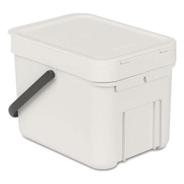 Brabantia Sort & Go Waste Bin 6L Light Grey thumbnail 3