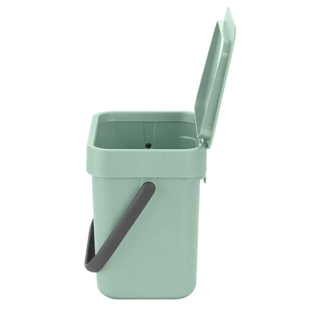 Brabantia Sort & Go Waste Bin 3L Jade Green thumbnail 2