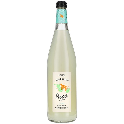 M&S Sparkling Ginger & Mexican Lime Presse