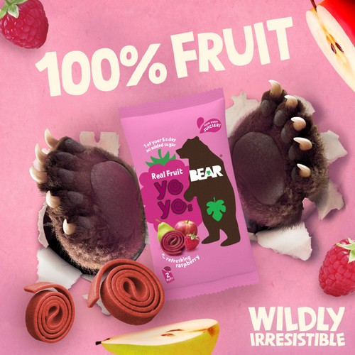 BEAR Fruit Yoyos Raspberry Multipack thumbnail 3