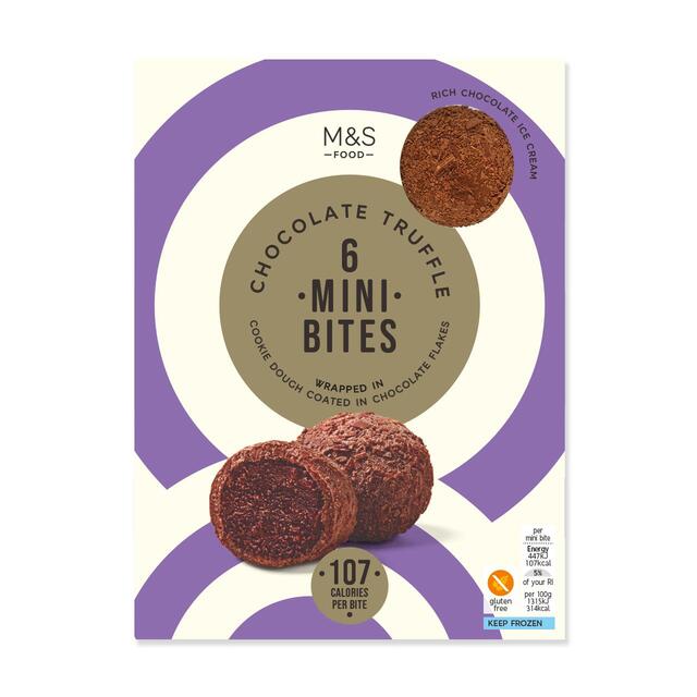 M&S Mini Cookie Dough Ice Cream Bites
