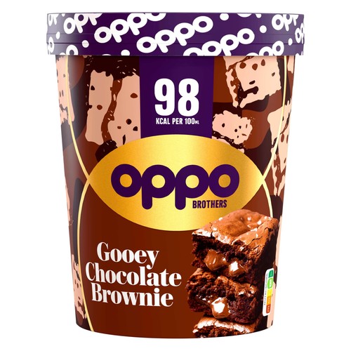 Oppo Brothers Gooey Chocolate Brownie Ice Cream