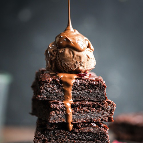 Oppo Gooey Chocolate Brownie Low Calorie Ice Cream Tub thumbnail 4