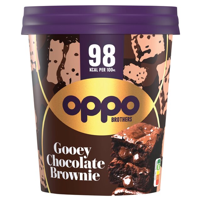 Oppo Brothers Gooey Chocolate Brownie Ice Cream