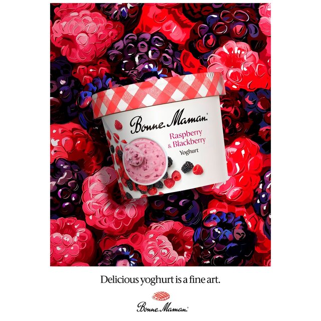 Bonne Maman Raspberry and Blackberry Yoghurt thumbnail 3