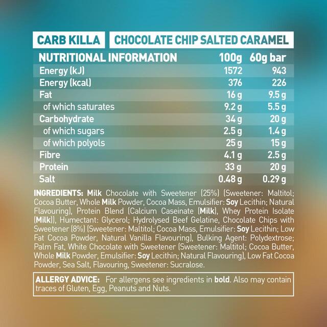Grenade Chocolate Chip Salted Caramel Protein Bar thumbnail 7