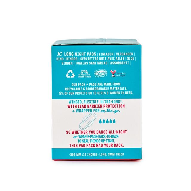 FLO Sanitary Bamboo Pads, Winged & Ultra-Long thumbnail 3