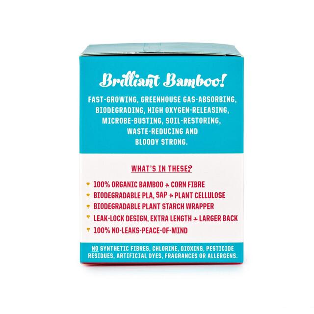 FLO Sanitary Bamboo Pads, Winged & Ultra-Long thumbnail 4