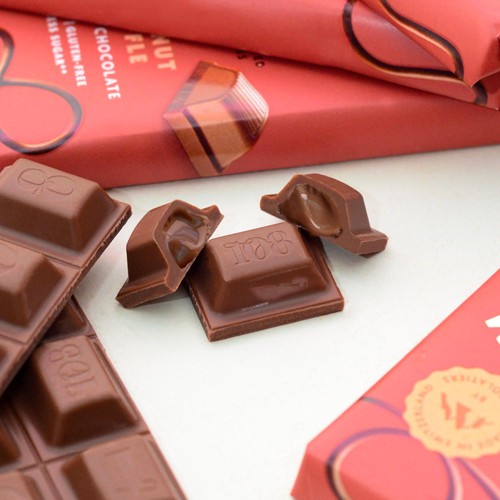 Rhythm 108 Swiss Vegan Hazelnut Truffle Bar with M'lk Chocolate thumbnail 4