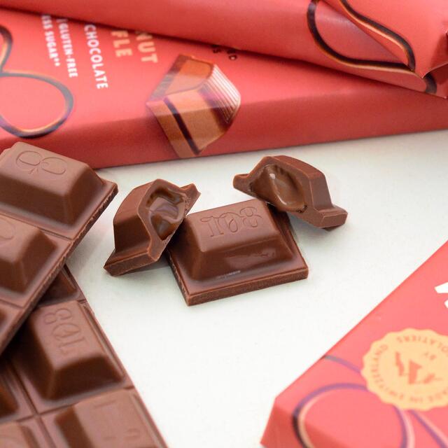 Rhythm 108 Swiss Vegan Hazelnut Truffle Bar with M'lk Chocolate thumbnail 4