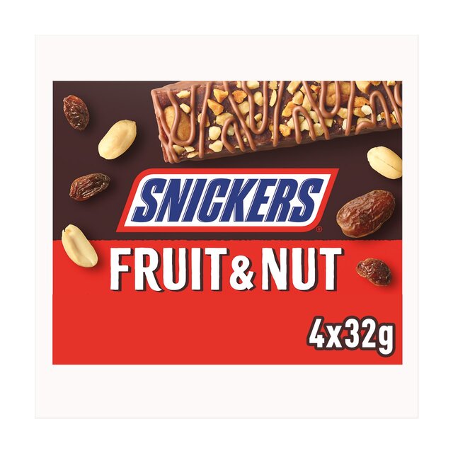 Snickers Fruit & Nut Milk Chocolate Snack Bars Multipack