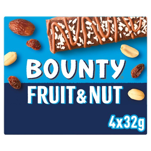 Bounty Fruit & Nut Milk Chocolate Snack Bars Multipack thumbnail 2
