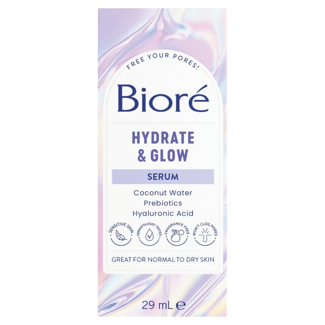 Biore Dewy Hydration Plumping Serum for Normal to Dry Skin
