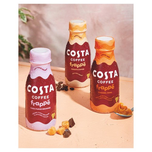 Costa Coffee Frappe Caramel Swirl Iced Coffee thumbnail 3