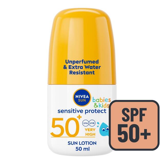 NIVEA SUN Kids Sensitive Protect SPF 50+ Sun Lotion Roll On
