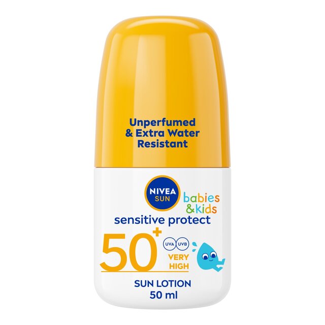 NIVEA SUN Kids Sensitive Protect SPF 50+ Sun Lotion Roll On thumbnail 3