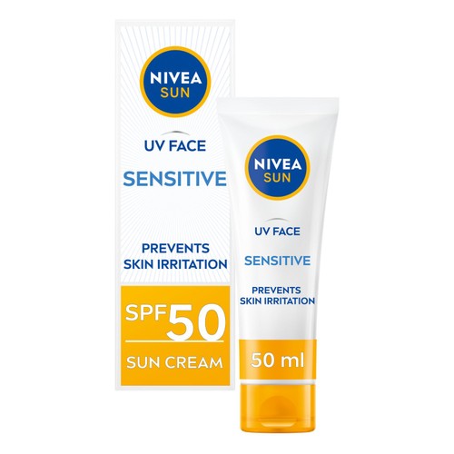 NIVEA SUN UV Face SPF 50 Sensitive Sun Cream