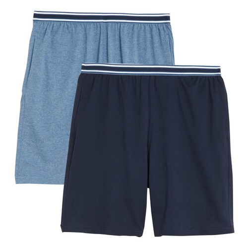 M&S 2 Pack Pure Cotton Pyjama Shorts, S