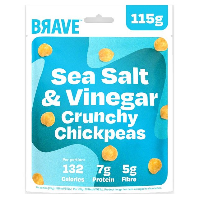 BRAVE Roasted Chickpeas Salt & Vinegar Sharing thumbnail 2
