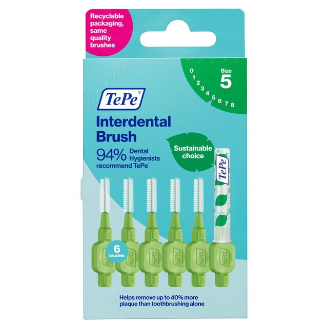 TePe Interdental Green Brushes 0.8mm