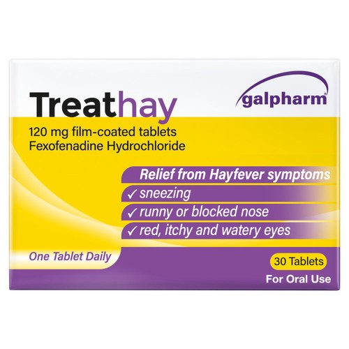 Galpharm TreatHay Hayfever Tablets Fexofenadine