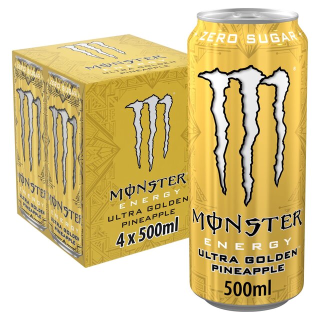 Monster Energy Drink Ultra Golden Pineapple Zero Sugar
