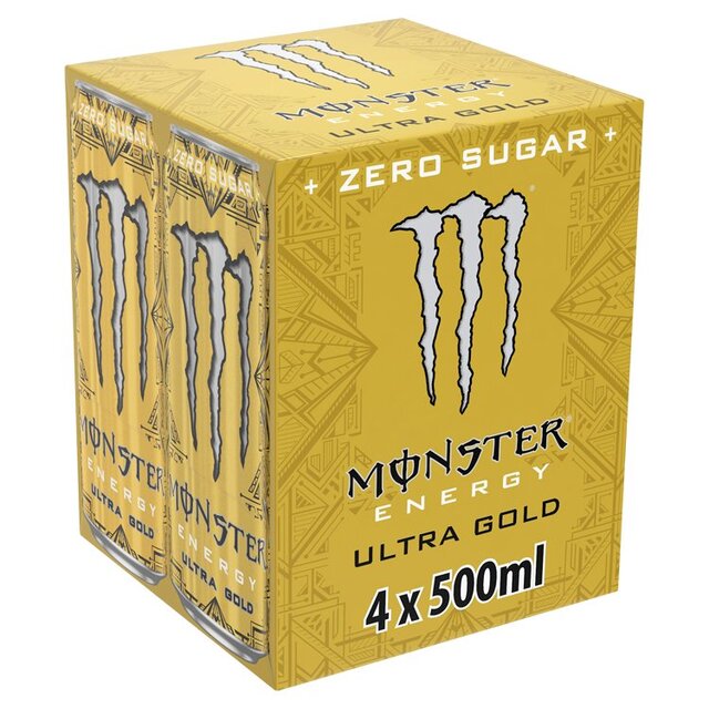Monster Energy Drink Ultra Golden Pineapple Zero Sugar thumbnail 2