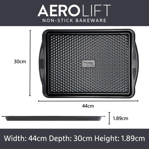 Prestige Aerolift Carbon Steel Large Baking Tray 44 x 30cm thumbnail 2