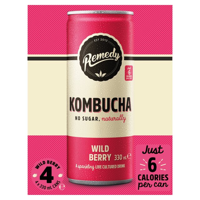 Remedy Kombucha Wild Berry Multipack