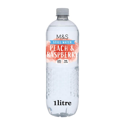 M&S Still Peach & Raspberry Water