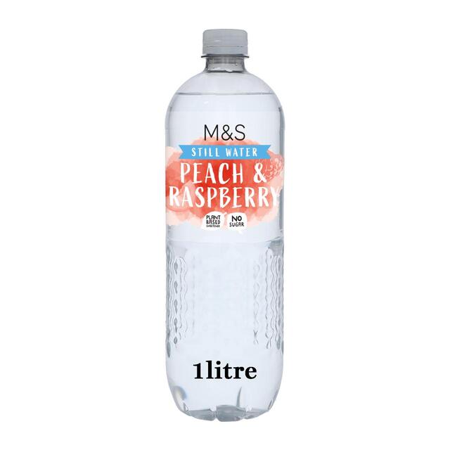 M&S Still Peach & Raspberry Water