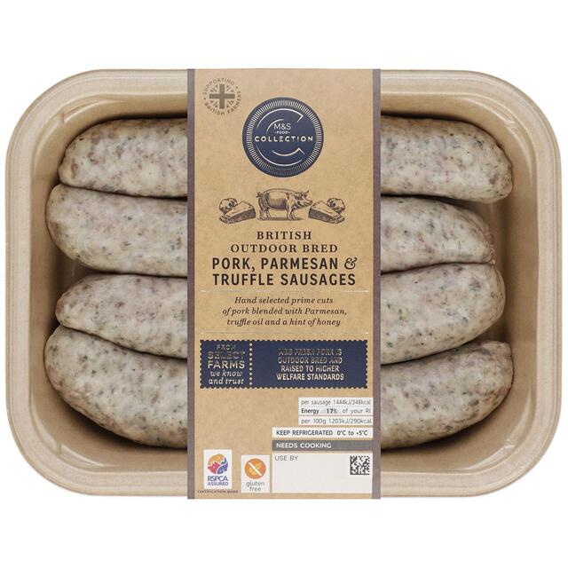 M&S Pork, Parmesan & Truffle Sausages