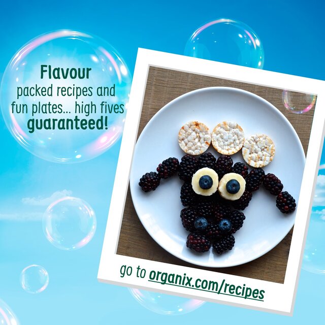 Organix Strawberry Rice Cake Clouds Organic Baby Snacks 7 months+ thumbnail 7