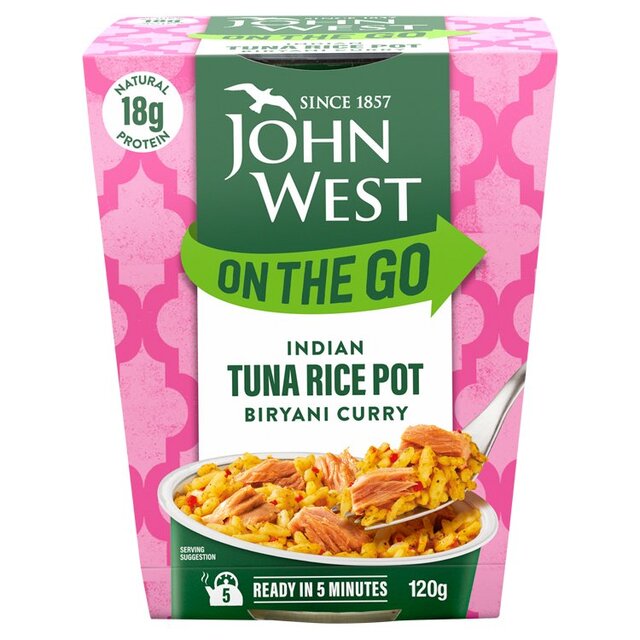 John West On The Go Indian Biryani Curry Tuna Rice Pot thumbnail 2