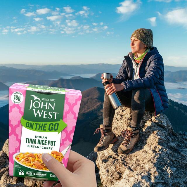 John West On The Go Indian Biryani Curry Tuna Rice Pot thumbnail 3