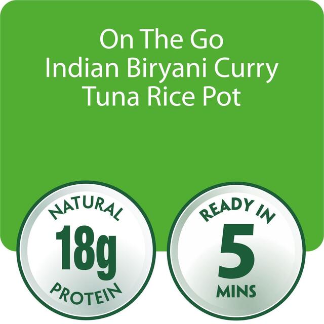John West On The Go Indian Biryani Curry Tuna Rice Pot thumbnail 5