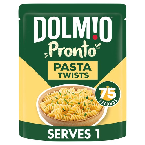 Dolmio Twists Pouch Fusilli Microwave Pasta