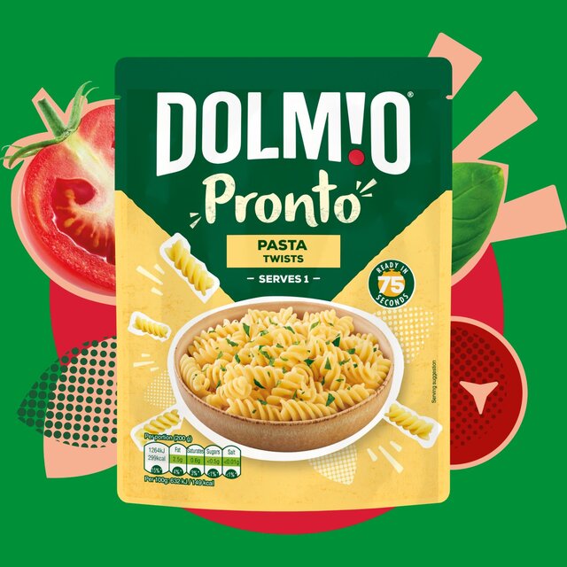 Dolmio Twists Pouch Fusilli Microwave Pasta thumbnail 5