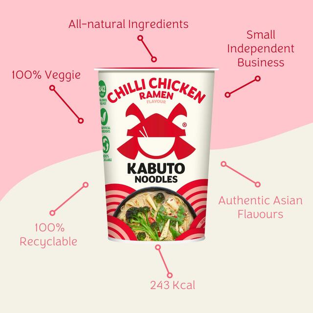Kabuto Noodles Chilli Chicken Ramen thumbnail 2