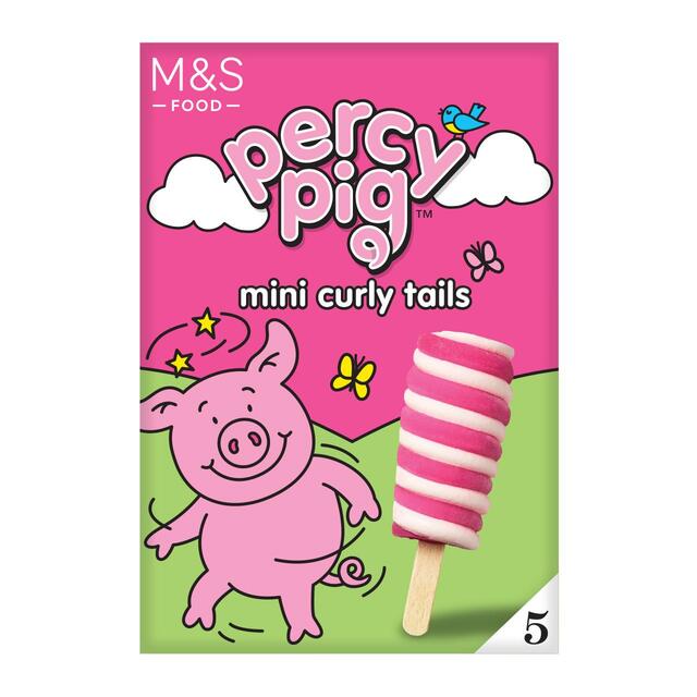 M&S Mini Percy Pig Curly Tails