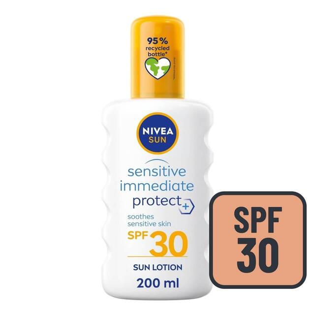 NIVEA SUN Sensitive SPF 30 Sun Lotion Spray