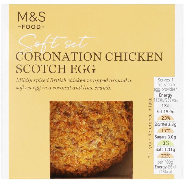 M&S Coronation Chicken Scotch Egg