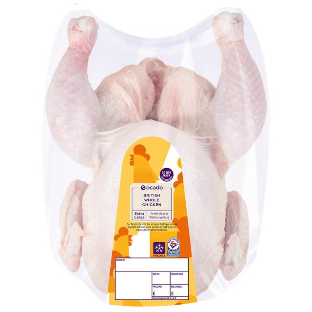 Ocado British Whole Chicken Extra Large thumbnail 2