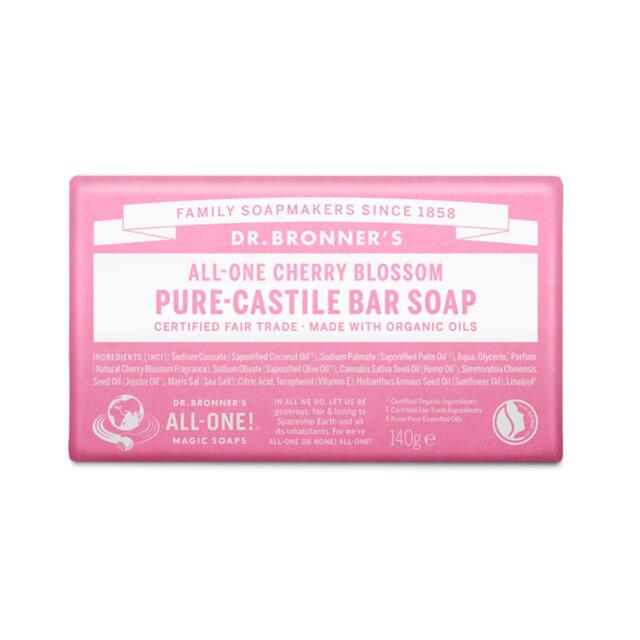 Dr Bronner Cherry Blossom Organic Multi-Purpose Bar Soap