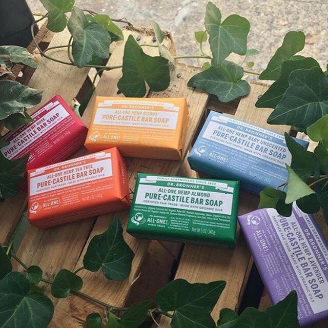 Dr Bronner Cherry Blossom Organic Multi-Purpose Bar Soap thumbnail 3