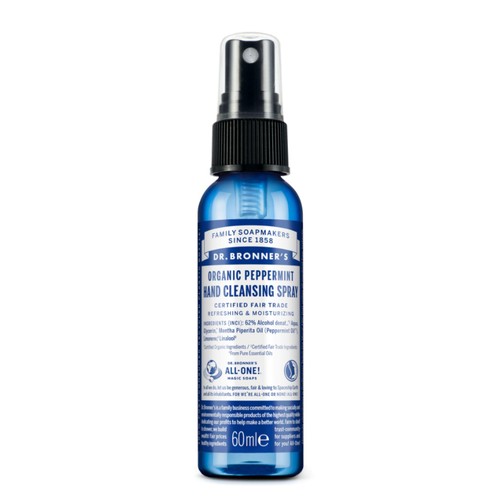 Dr Bronner Organic Peppermint Hand Hygiene Spray