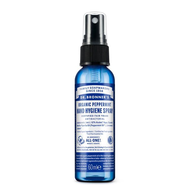 Dr Bronner Organic Peppermint Hand Hygiene Spray